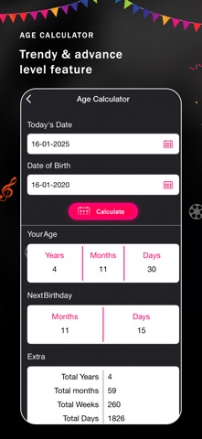 Birthday Video Maker Songs iPhone screenshot