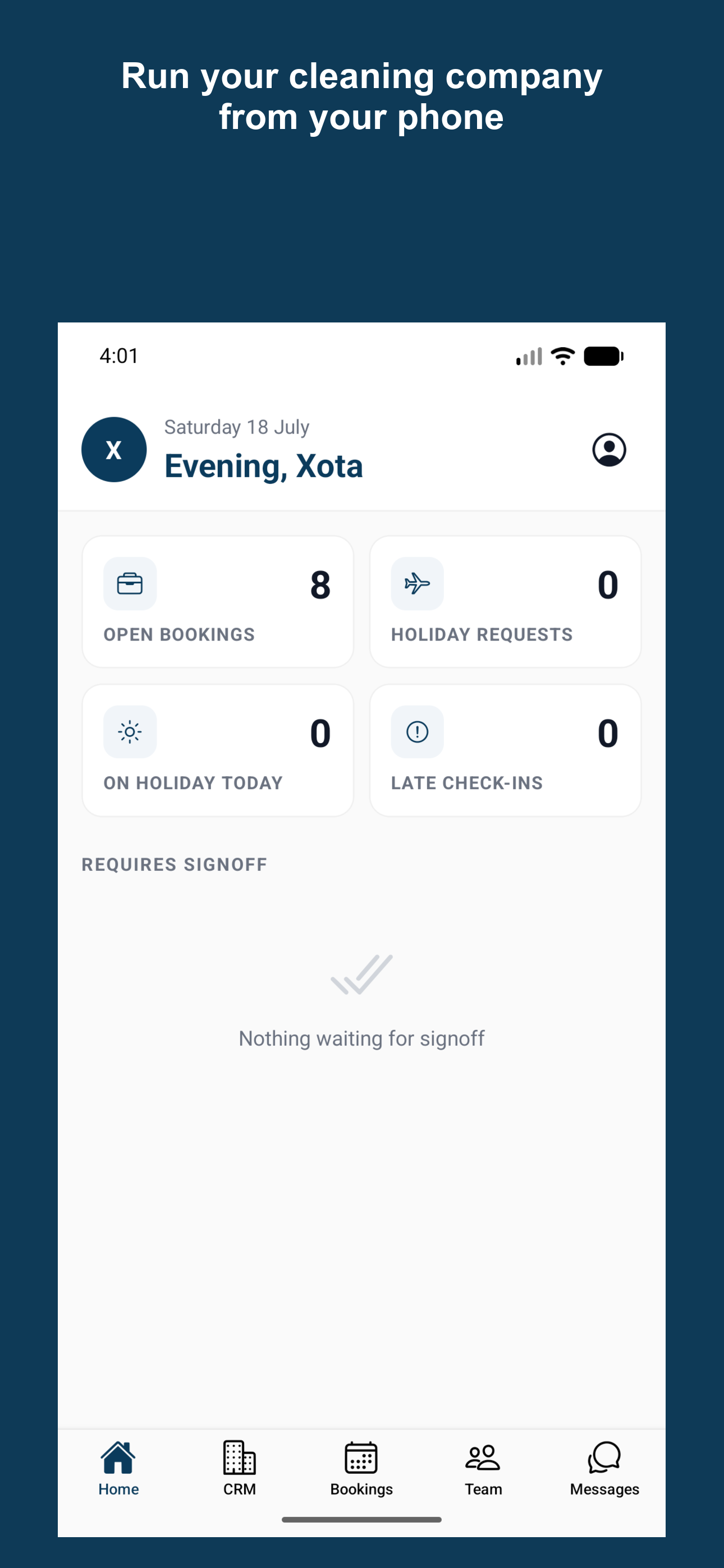 Xota: Cleaning Company App screenshot 3