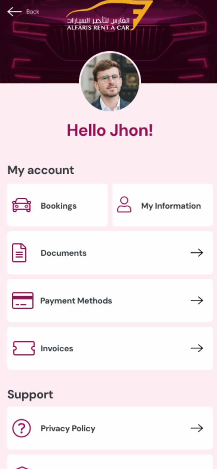 Alfaris Rent A Car screenshot 9