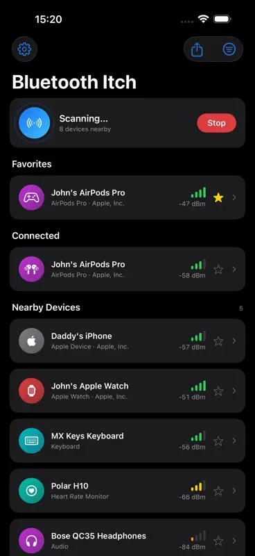 Bluetooth Itch screenshot 7 of 7