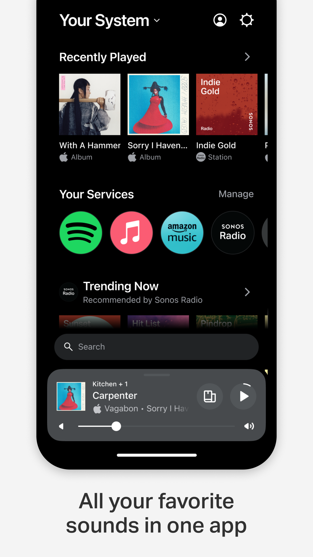Sonos screenshot 2