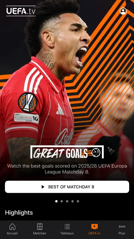 UEFA Europa League officiel screenshot 6 of 8