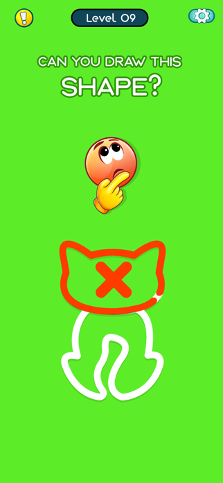 One Line Touch Draw Shape Game Screenshot 3 of 5