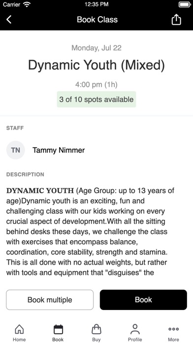 Dynamic Fitness BH Screenshot
