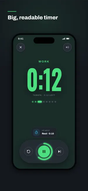 Fitmer: HIIT Interval Timer screenshot 1