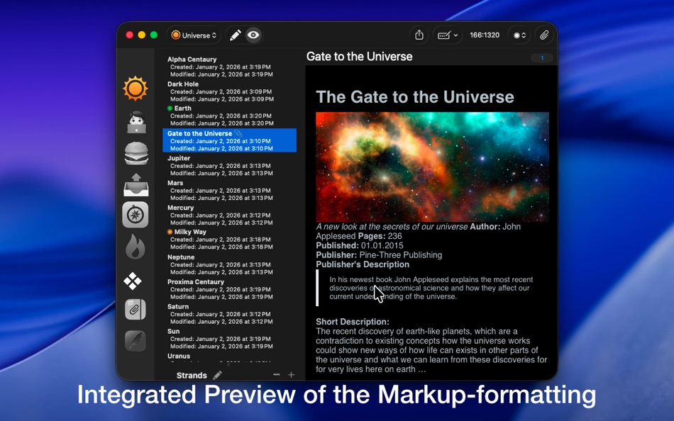 #2. Note-C (macOS) Podle: Xelaton Software