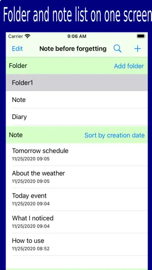 AI Note before forgetting screenshot 1