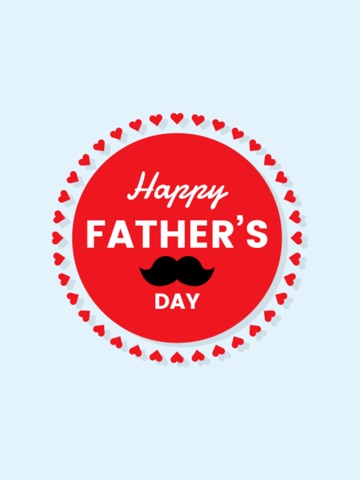 Fathers Day Emojis iPad screenshot