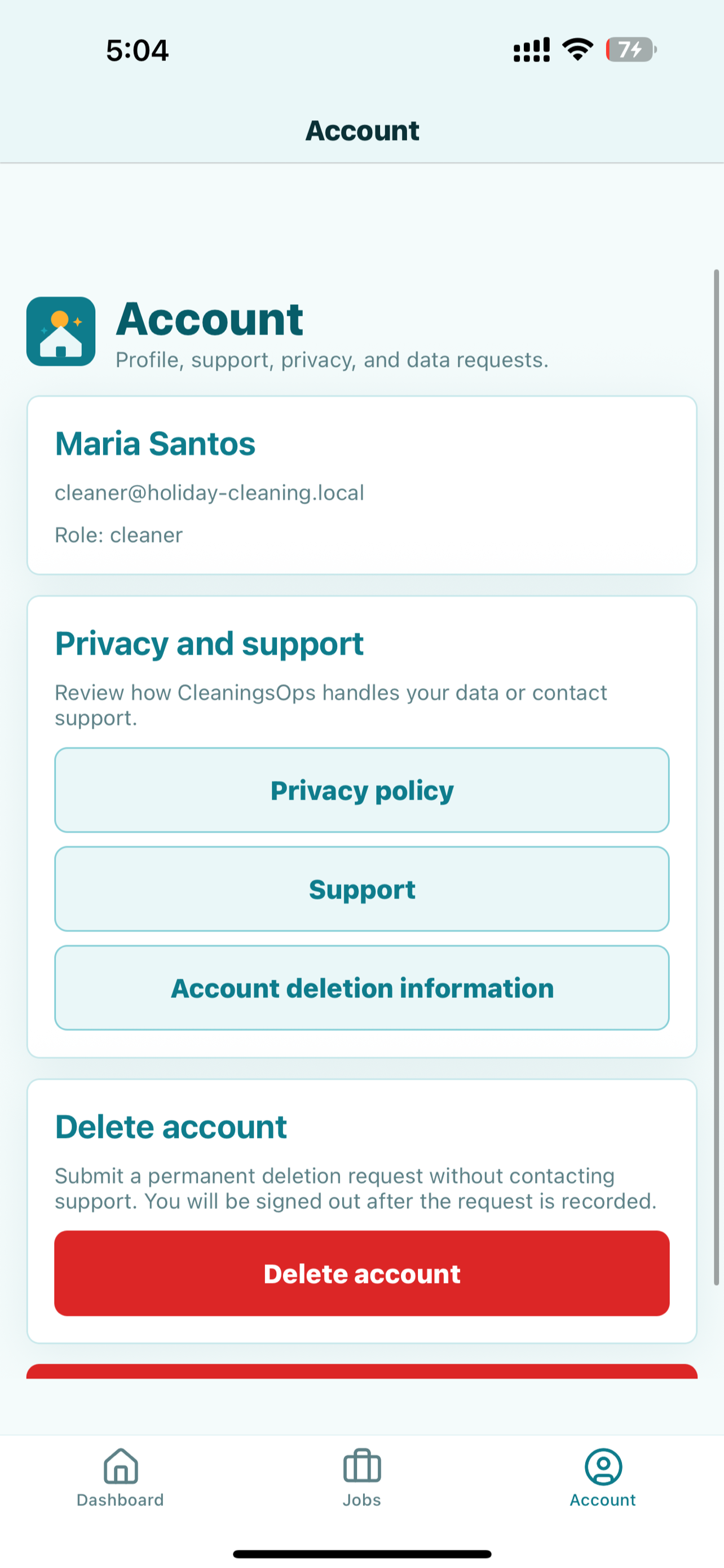 CleaningsOps screenshot 6