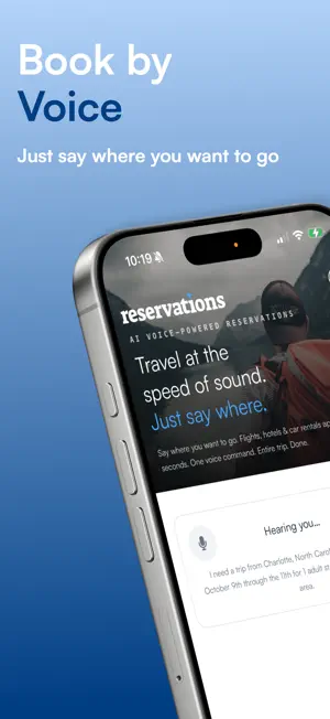 Reservations screenshot 1