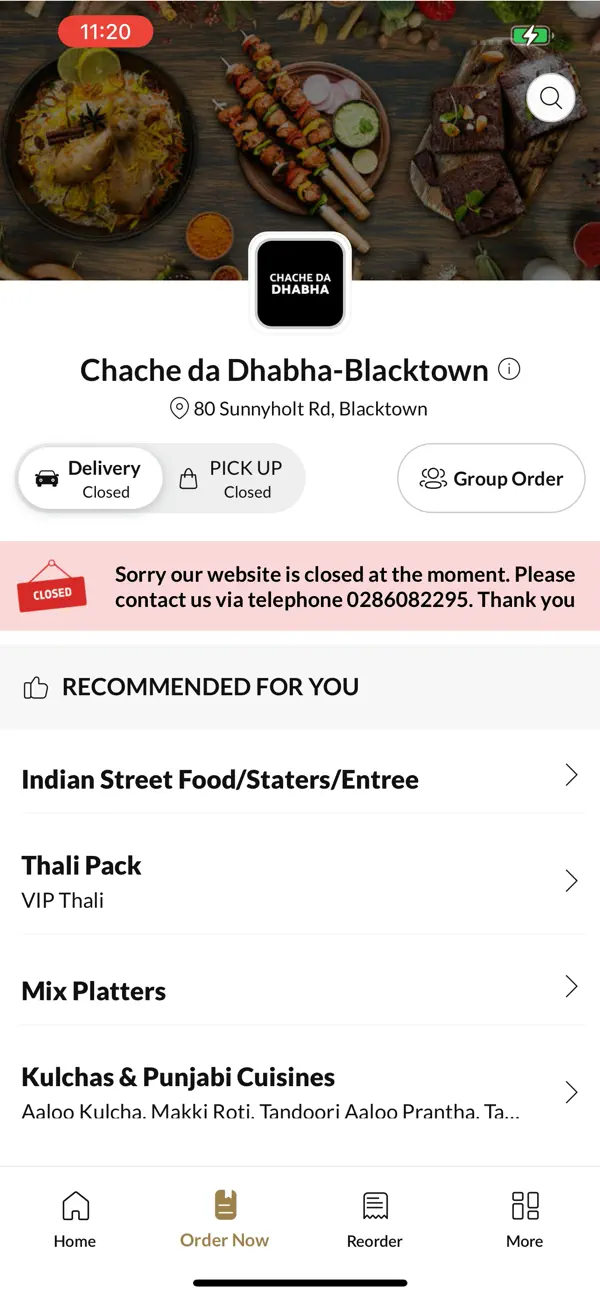 Screenshot #2 pour Chache da Dhabha-Blacktown