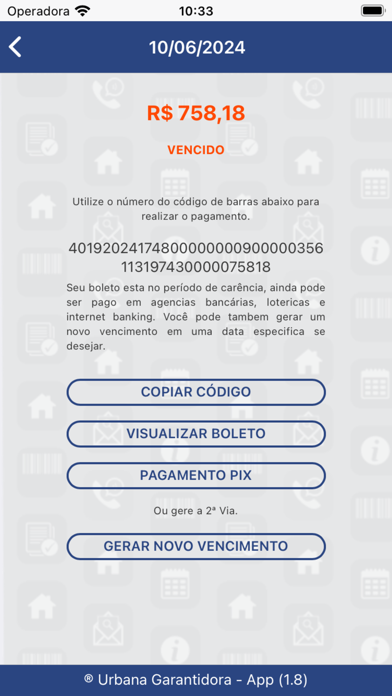 Urbana Garantidora Screenshot
