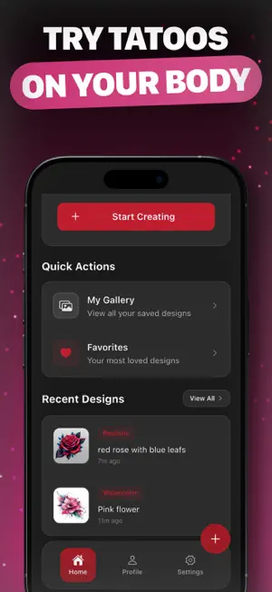 Inkture: Ai Tattoo Generator screenshot 3