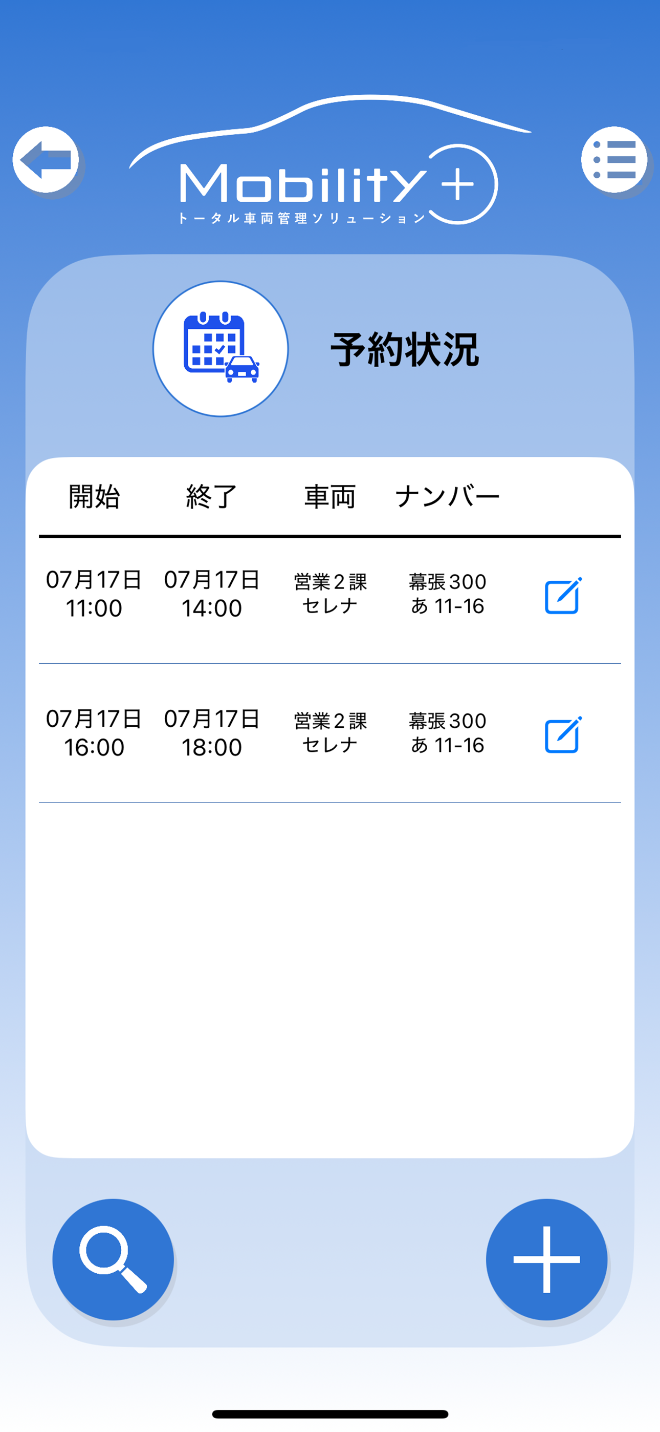Mobility＋ ートータル車両管理システムー