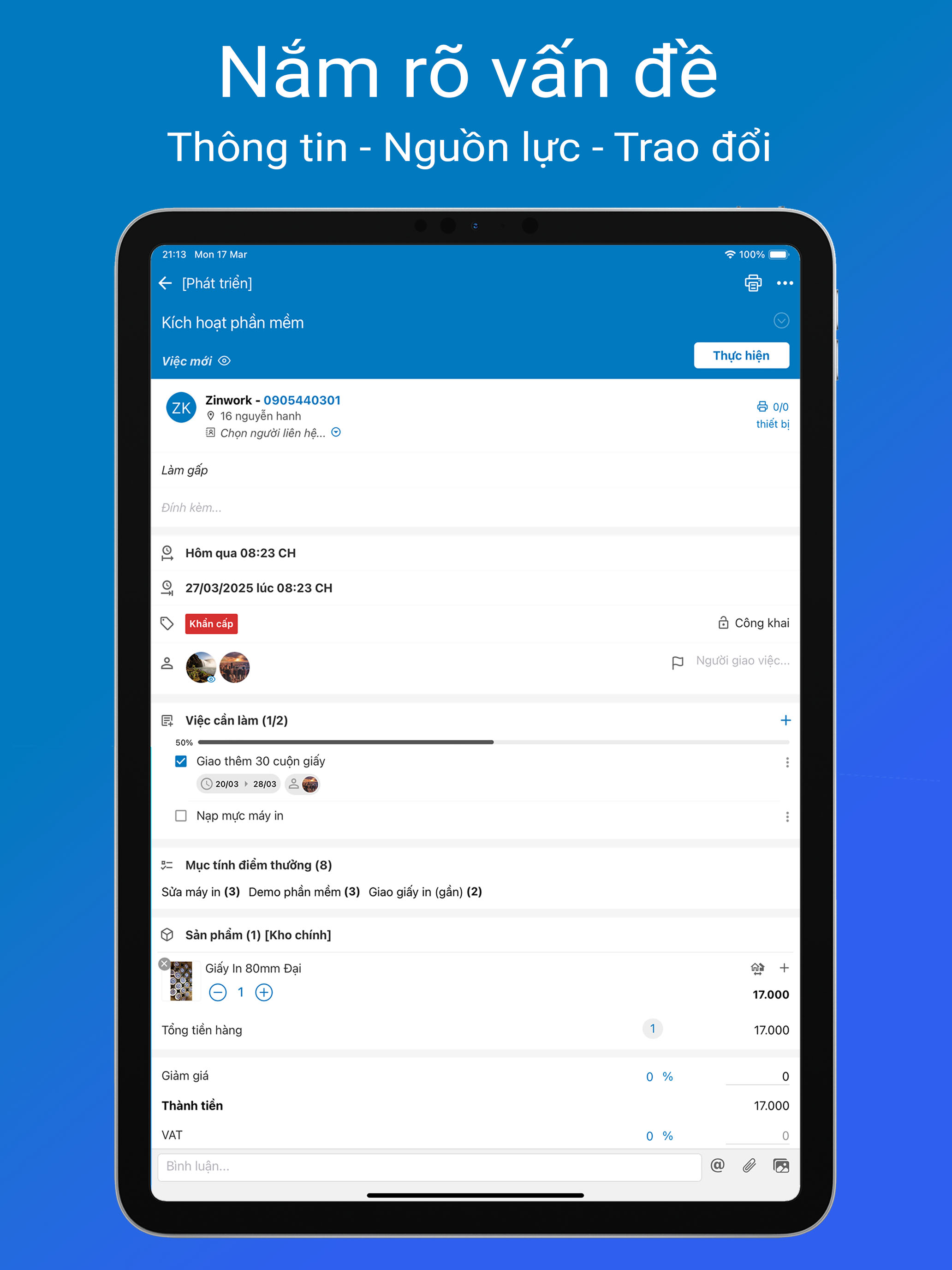 Zinwork - Quản lý công việc screenshot 11