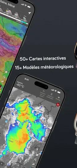 Capture d'écran de Windy.com - Météo & Radar sur iPhone 2