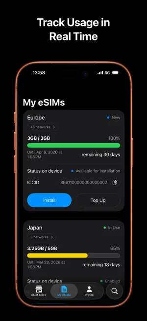 Skyalo: Prepaid Travel eSIM screenshot 3