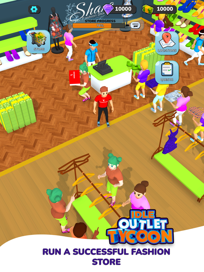 Idle Outlet Tycoon