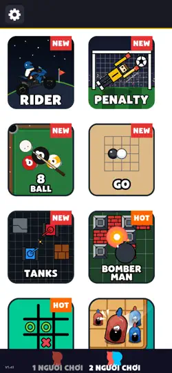 Captura de pantalla de DuoDash: 2 Player Mini Games en iPhone 2