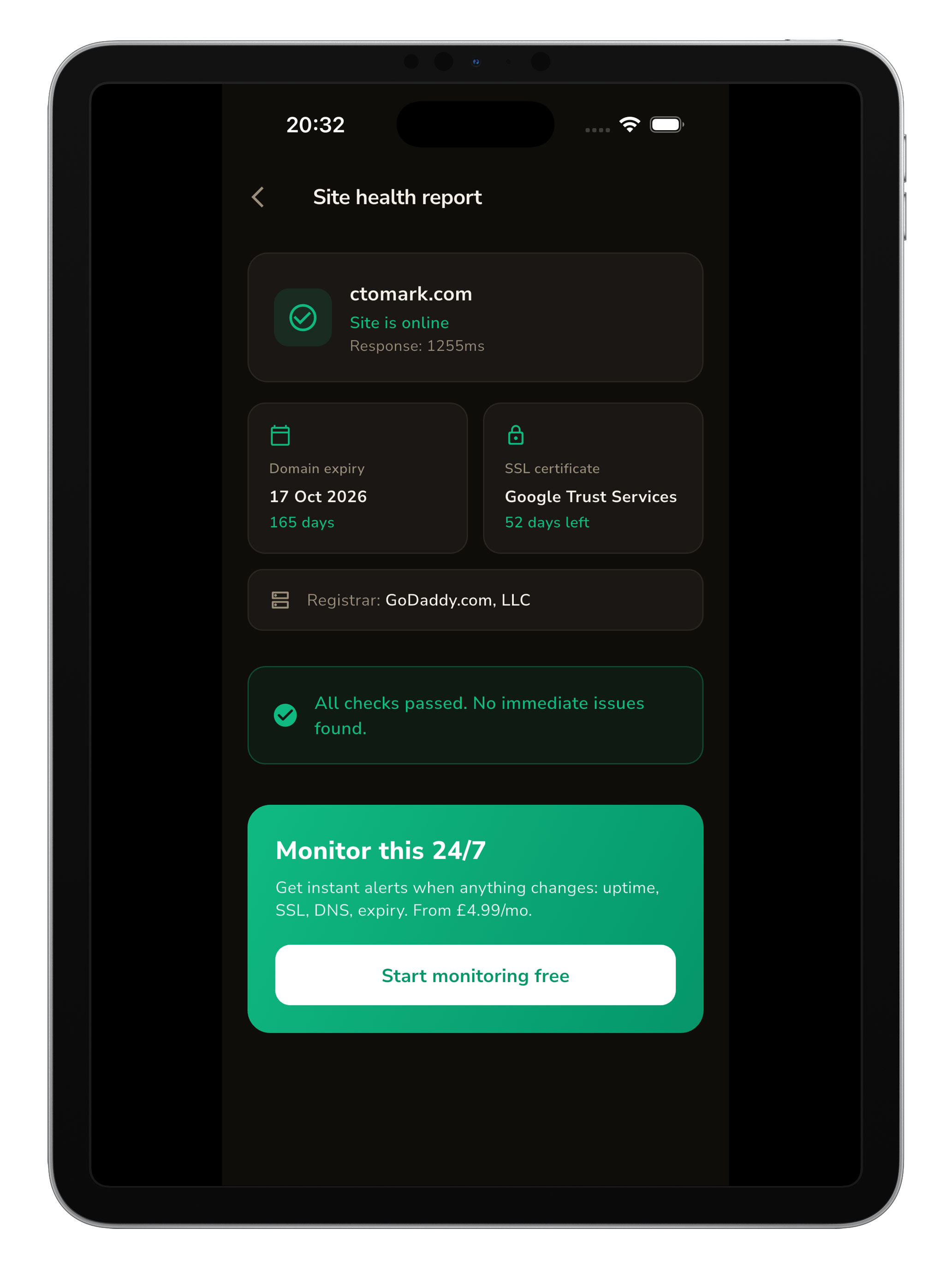 TLDTrack screenshot 8