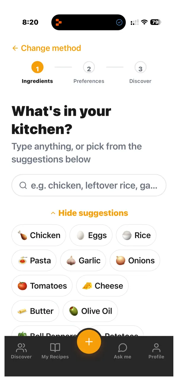 Screenshot #1 pour MealWiz