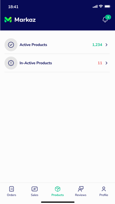 Markaz Supplier Screenshot