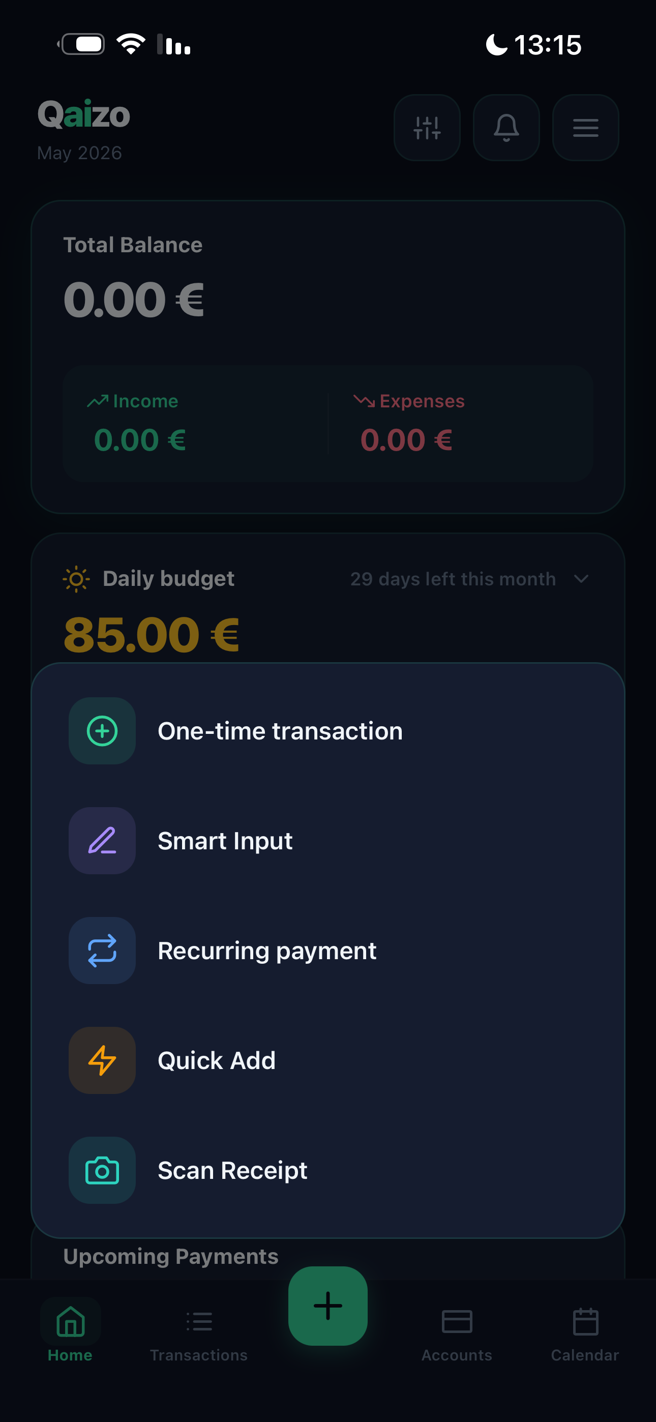 Qaizo — AI Personal Finance