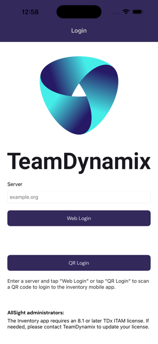 TDX ITAM Screenshot 1 of 7