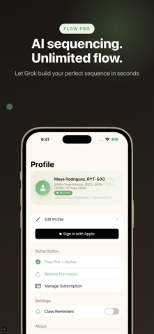Yoga Instructor Planner - Flow iPhone screenshot