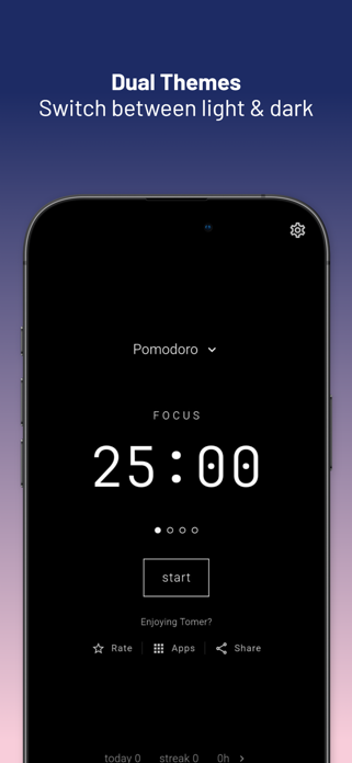 Pomodoro Timer: Tomer Screenshot 6 of 8