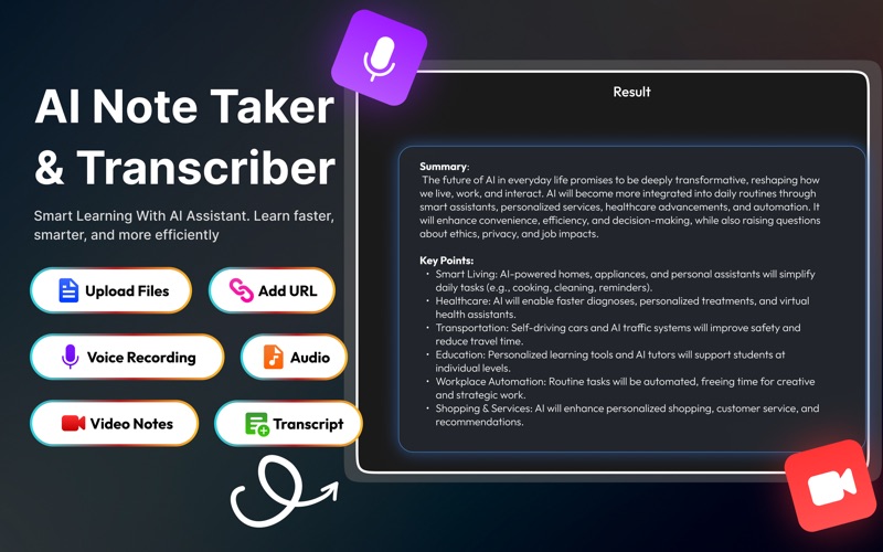 Screenshot #1 pour Notebook AI Notetaker LM