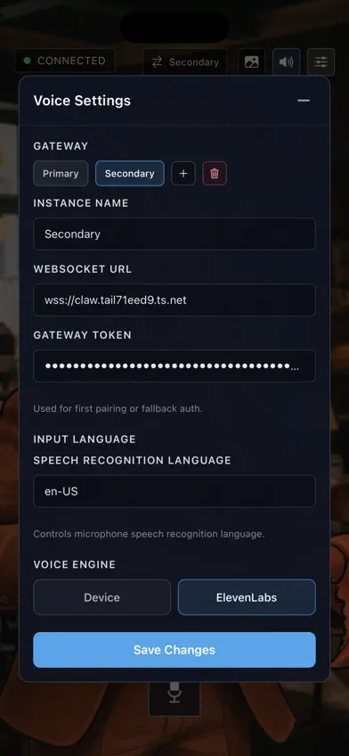 OpenClaw Voice Companion screenshot 3