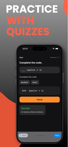 Learn Coding: C++ Swift Sql Screenshot 4 of 5