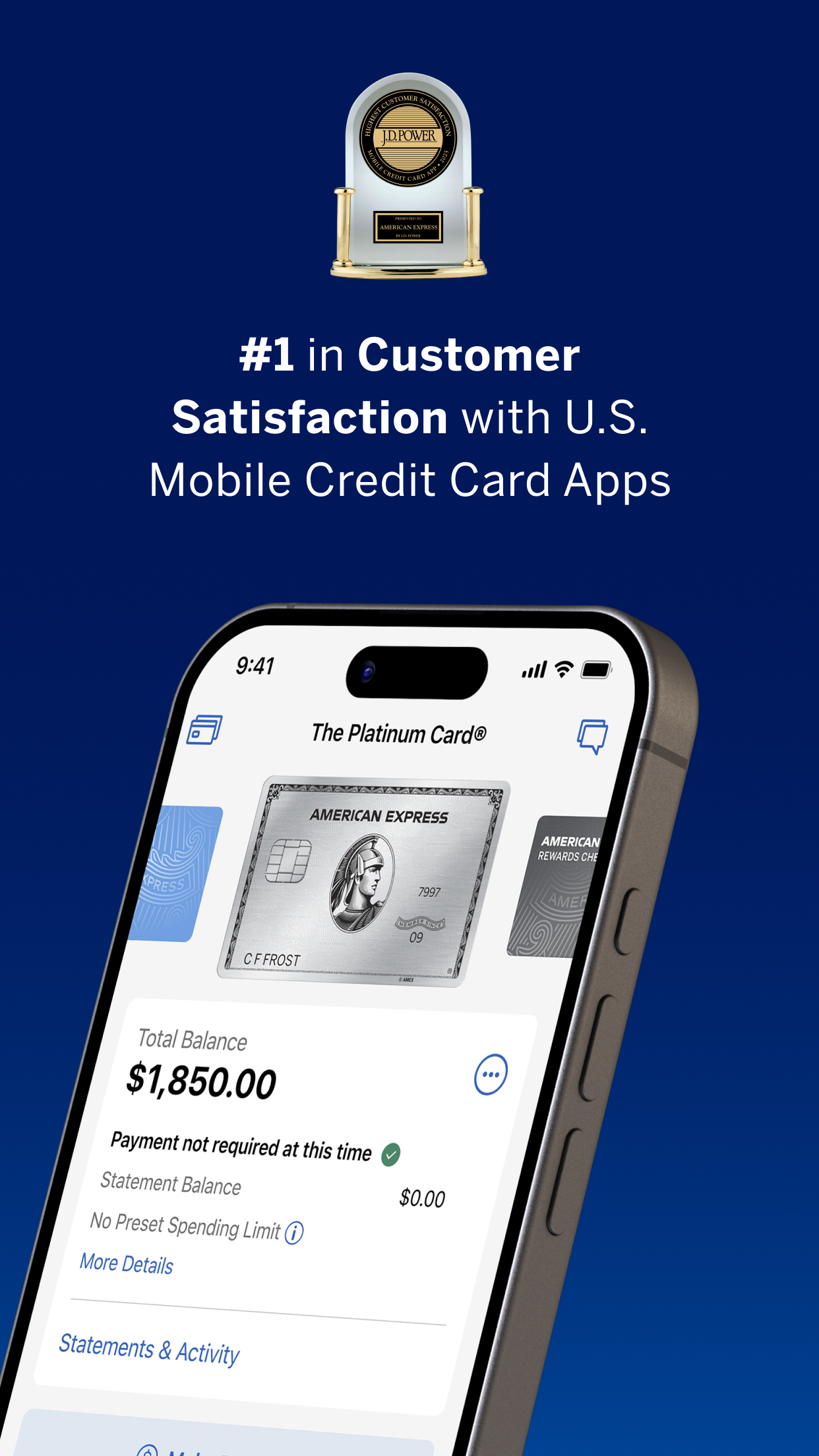 Amex screenshot 1