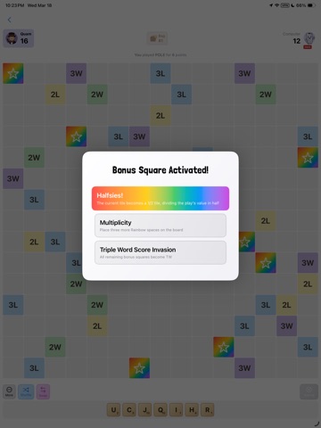 Tile & Error: Words and Chaos iPad screenshot