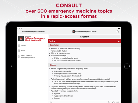 Screenshot #4 pour 5-Minute Emergency Medicine