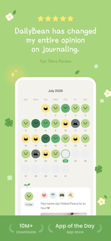 DailyBean - simplest journal screenshot 1