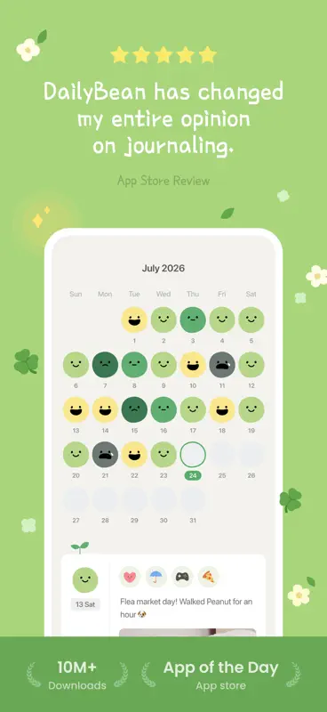 DailyBean - simplest journal screenshot 1 of 8