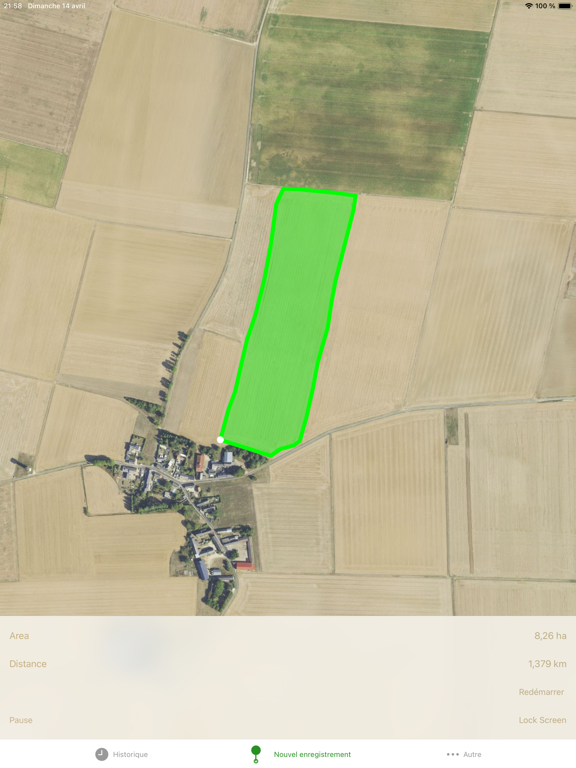 Screenshot #4 pour Hectare arpentage avec GPS