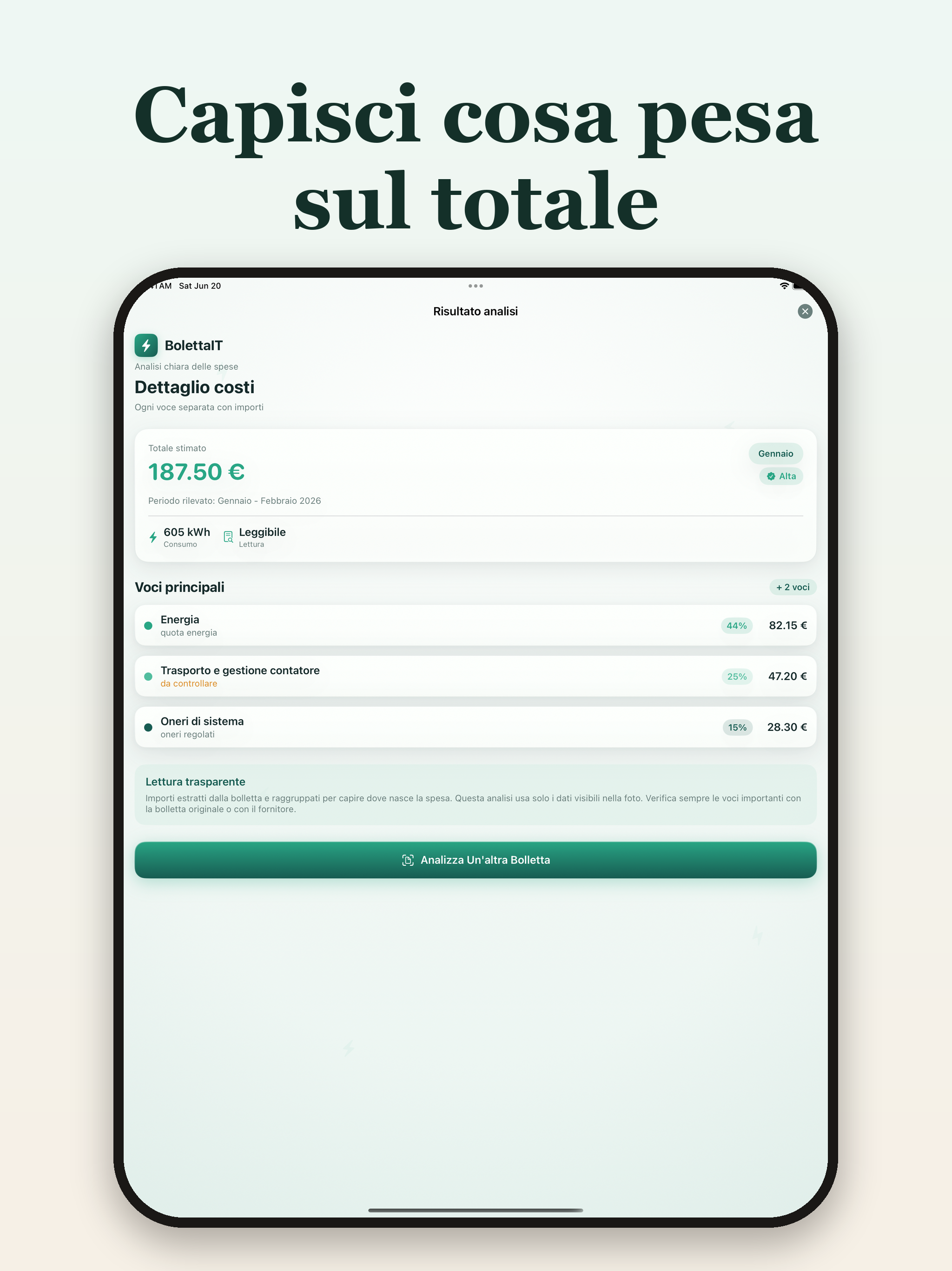 BolettaIT - Bill Reader screenshot 7