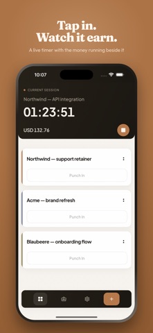 Punch O'Clock: Time Tracker Screenshot 1 of 10