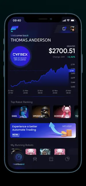 CYFREX - RobotEAs on Mobile screenshot 1