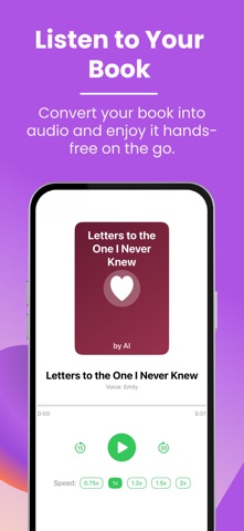 Book AI: Make Your Own Book iPhone screenshot