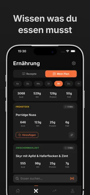 BULKR: Kalorienzähler iPhone screenshot 3
