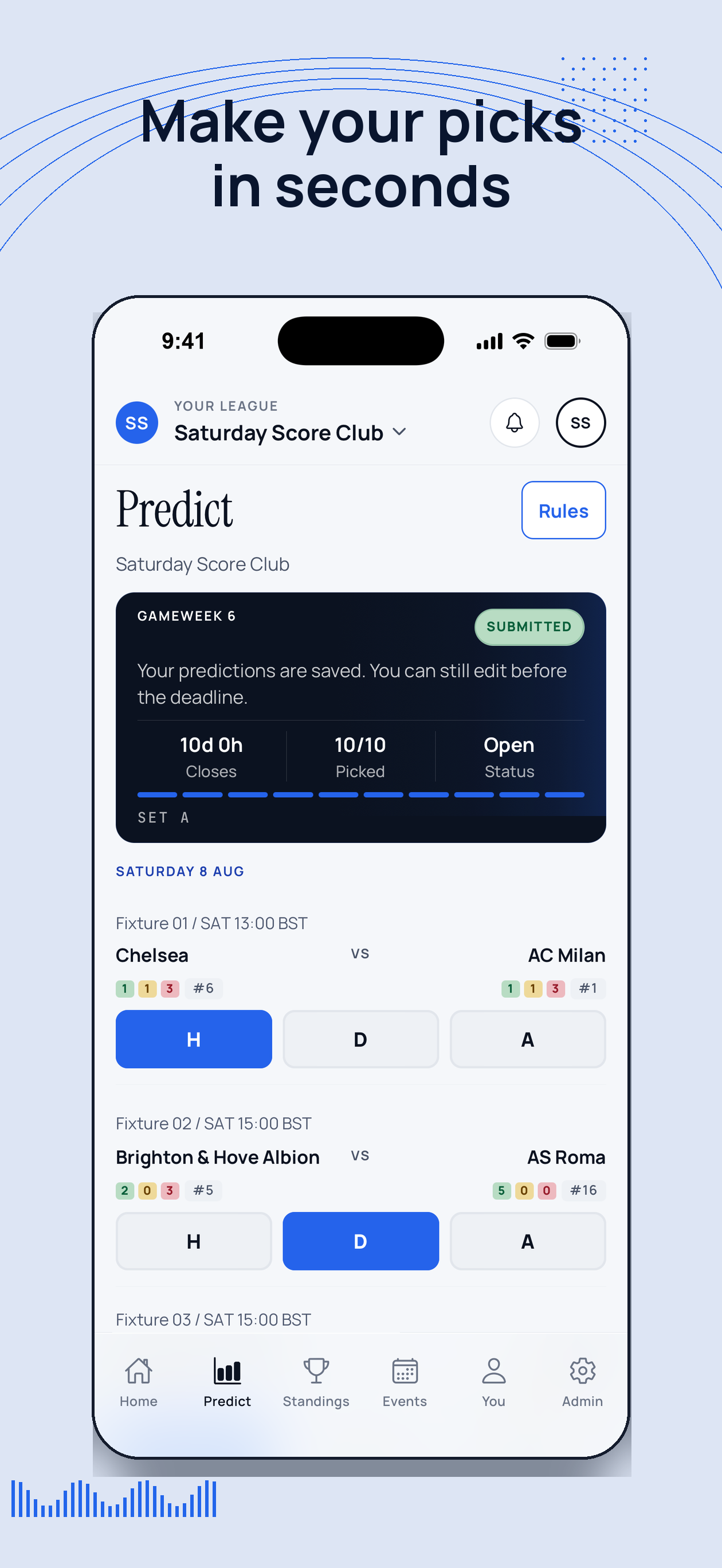 ScoreSocial: Football Picks screenshot 2