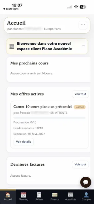 Piano Academie Client screenshot 1
