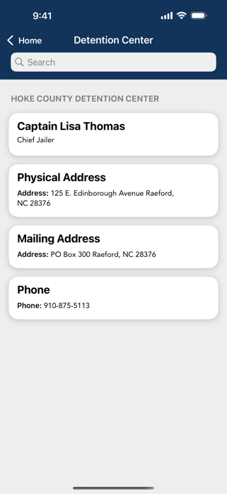 Hoke County Sheriff's Office Screenshot 3 of 3