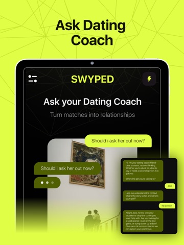 Swyped: Dating Reply Coach iPad screenshot
