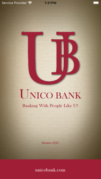 Unico Bank Mobile Banking Screenshot