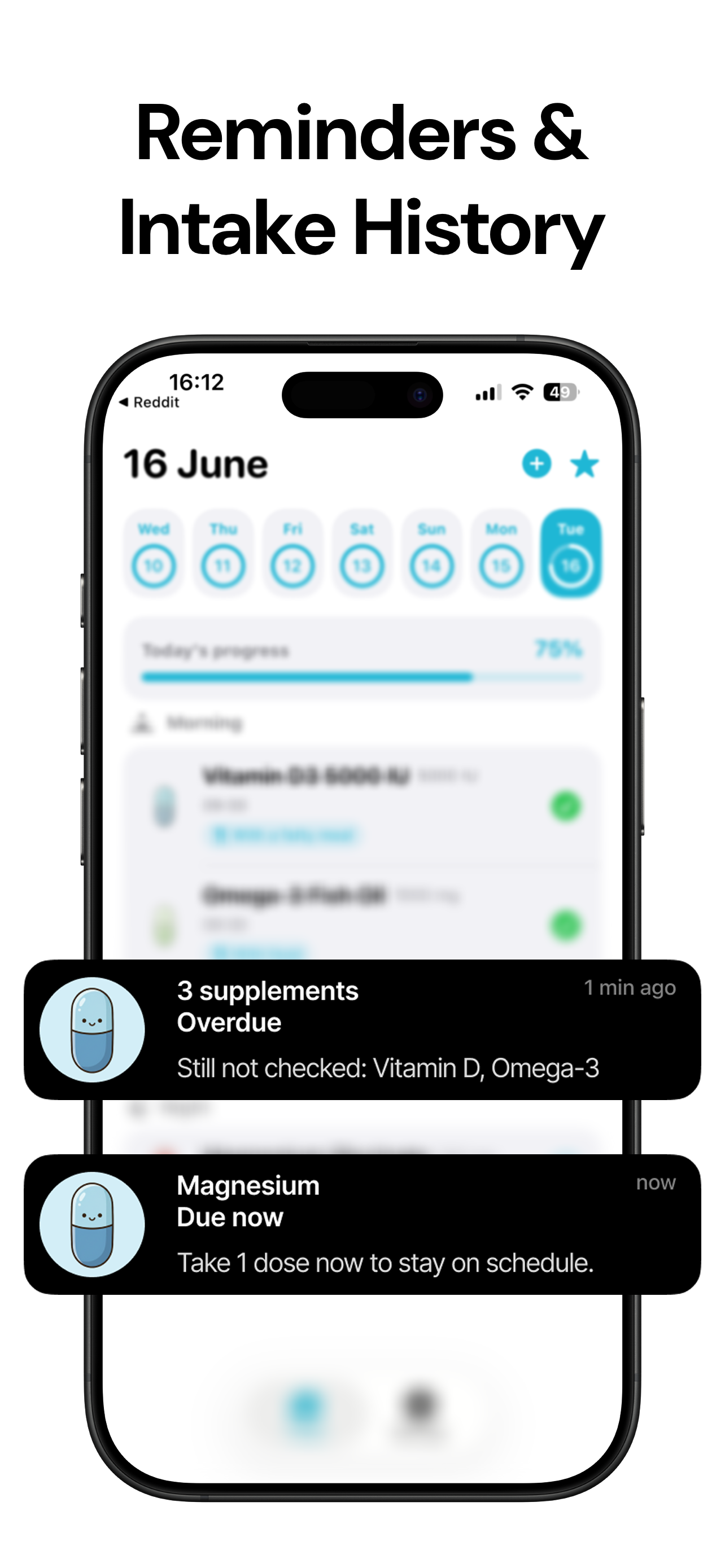 Supplement Tracker: NutriNow screenshot 2